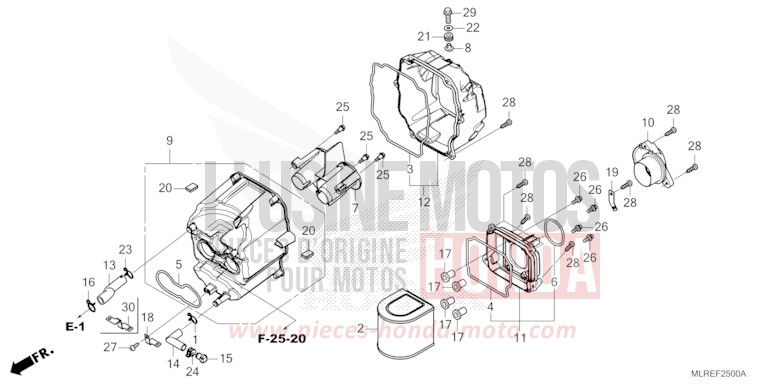 LUFTFILTER von Hornet 500 PEARL HORIZON WHITE (NHB61) von 2026